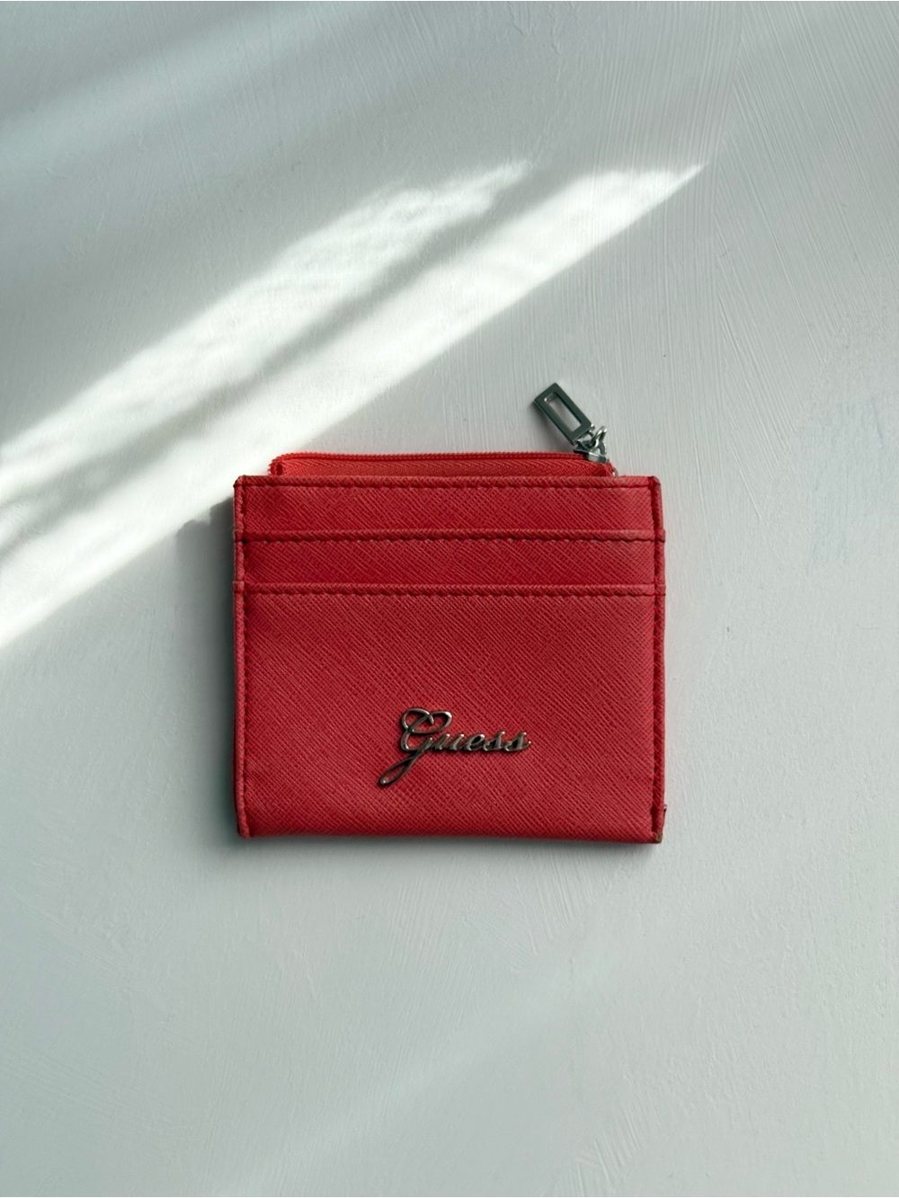 Guess Red Cardholder with ID Window